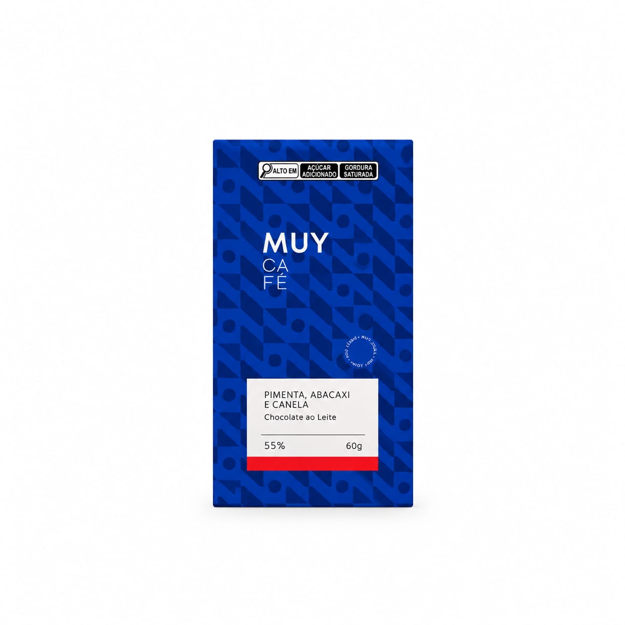 Chocolate ao Leite Bean to Bar 55%, Pimenta, Abacaxi e Canela, 60g