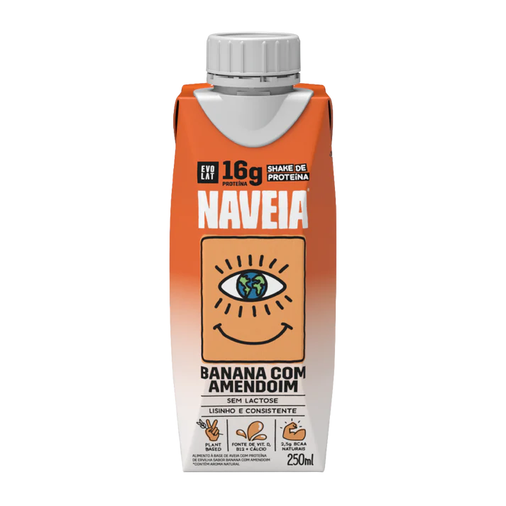 Shake Naveia Banana com Amendoim 250ml
